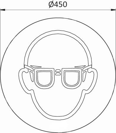 Use eye protection Floor shield