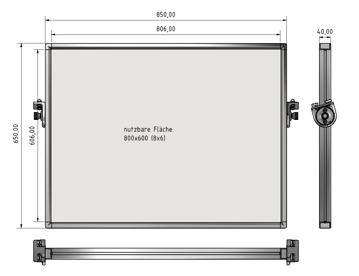 Tray 8x6 ESD A
