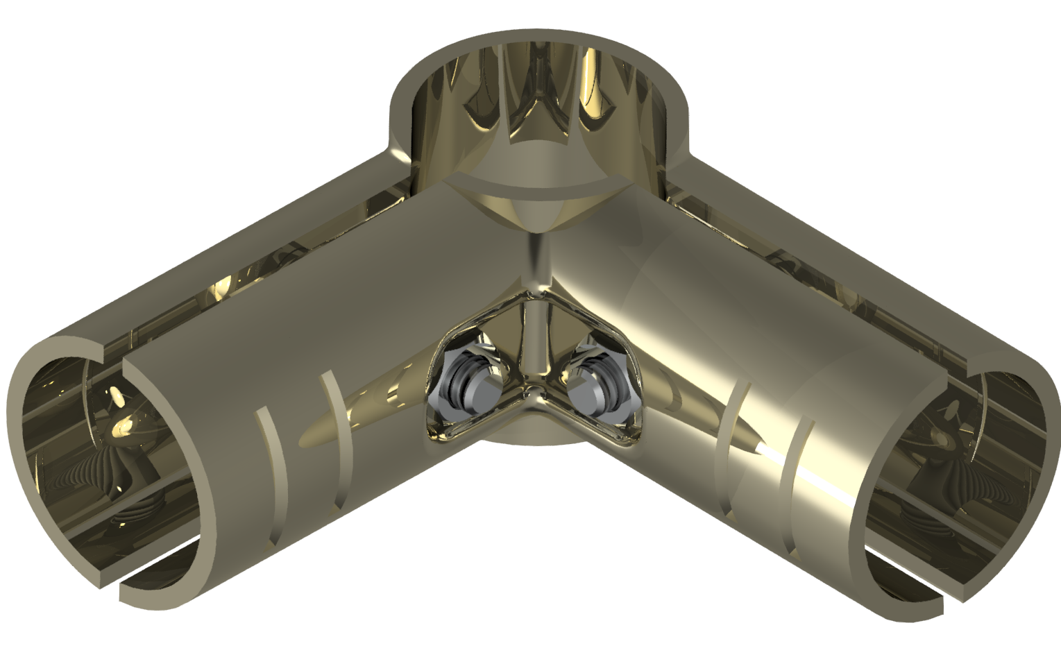 Basic connector set as corner form