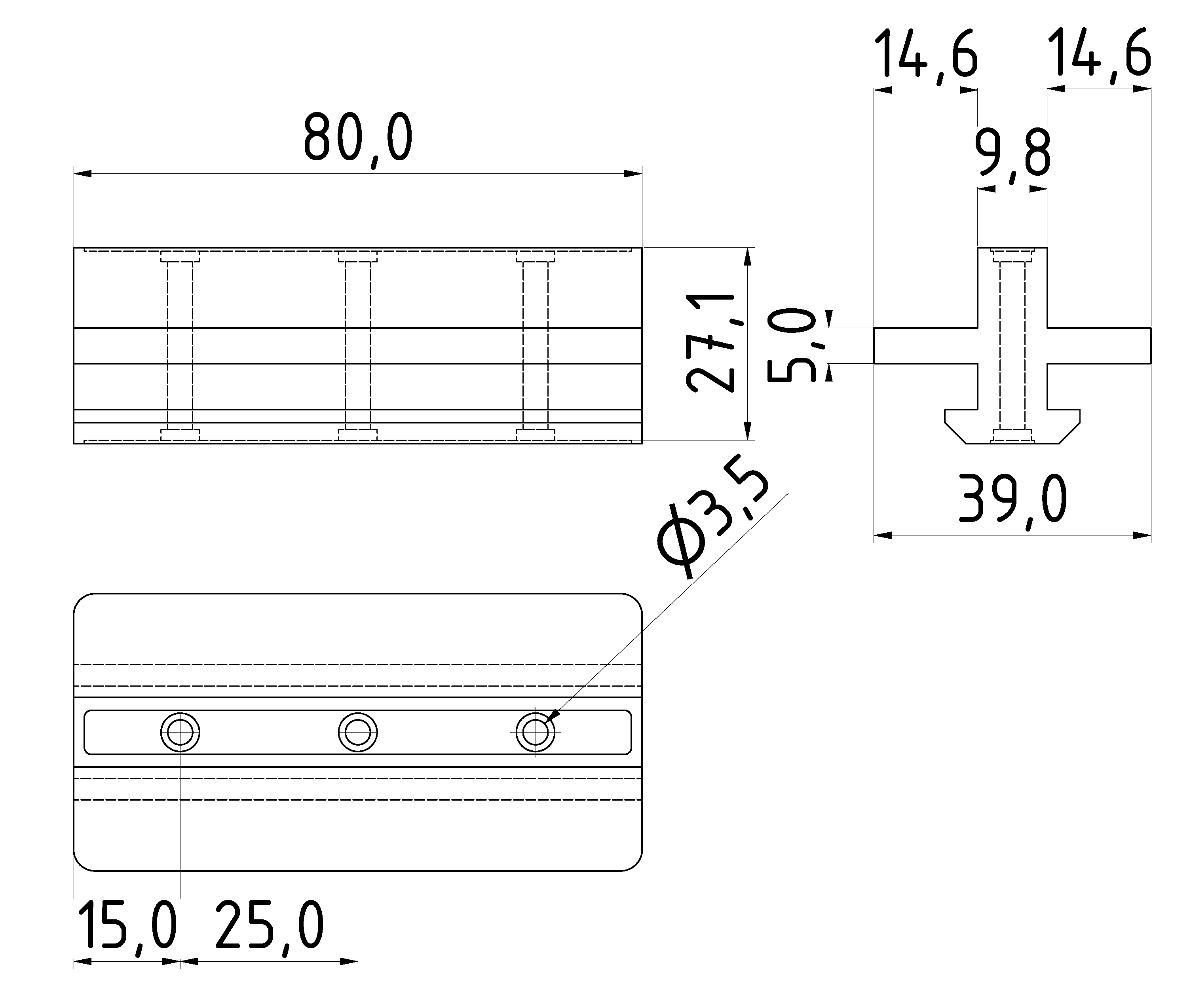 Gleiter Steg mittig - 10 Gleiter Steg mittig - 10