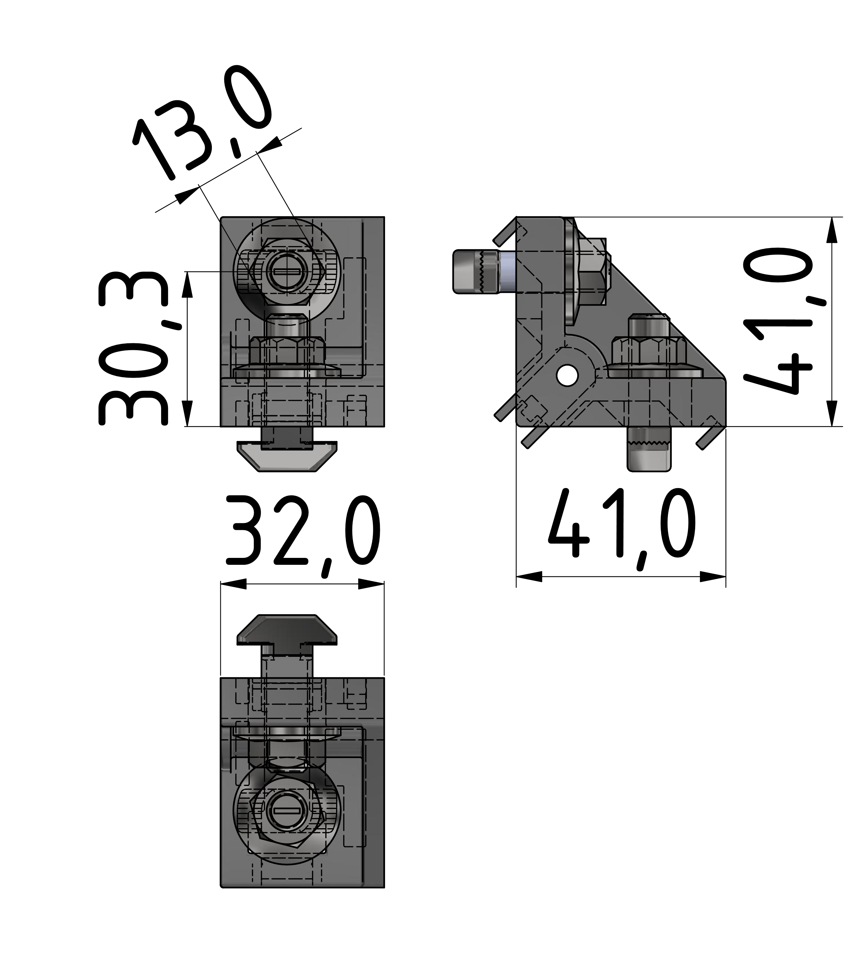 Angle Bracket 40/45-10 Angle Bracket 40/45-10