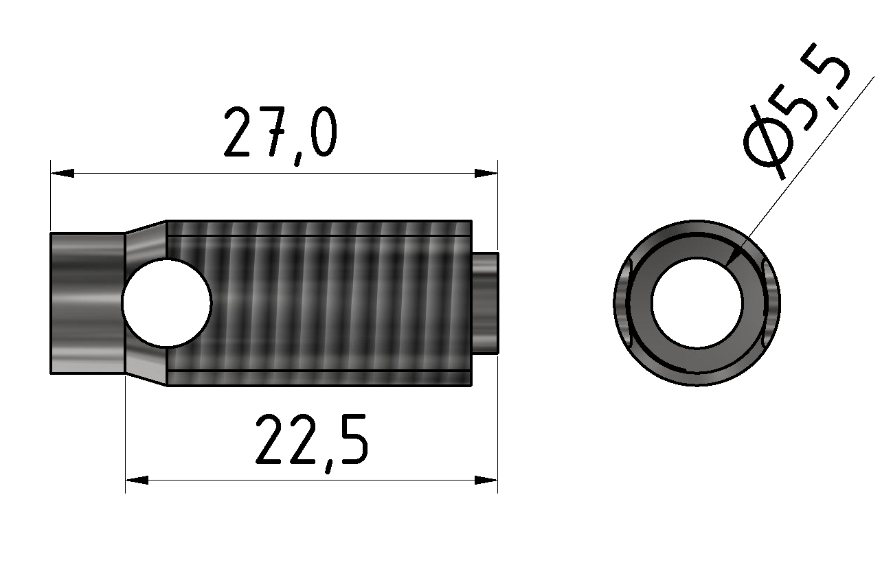Automatik-Verbinder 6, rostfrei