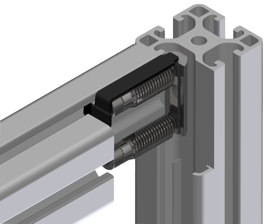 Automatik-Verbindungssatz 8 Abdeckblende, schwarz ähnlich RAL 9005