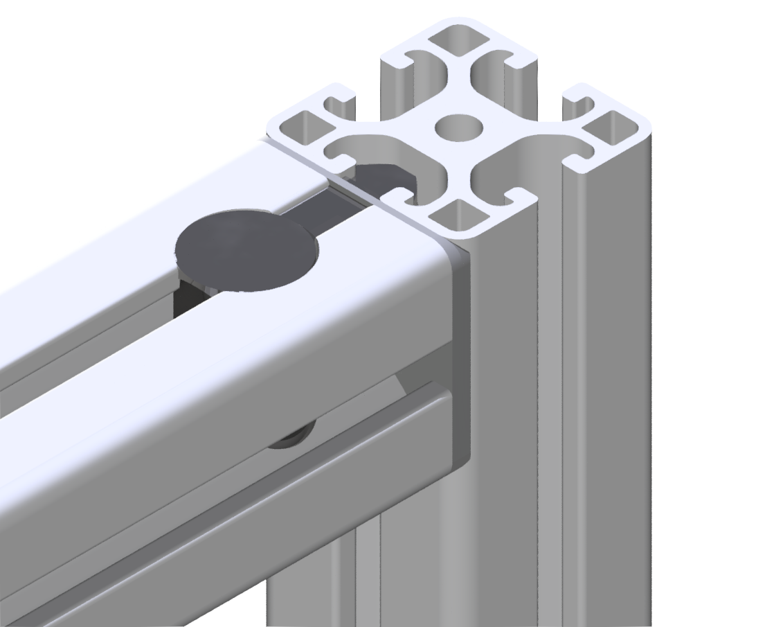 Radien-Dichtung 8 40x40, grau Radien-Dichtung 8 40x40, grau