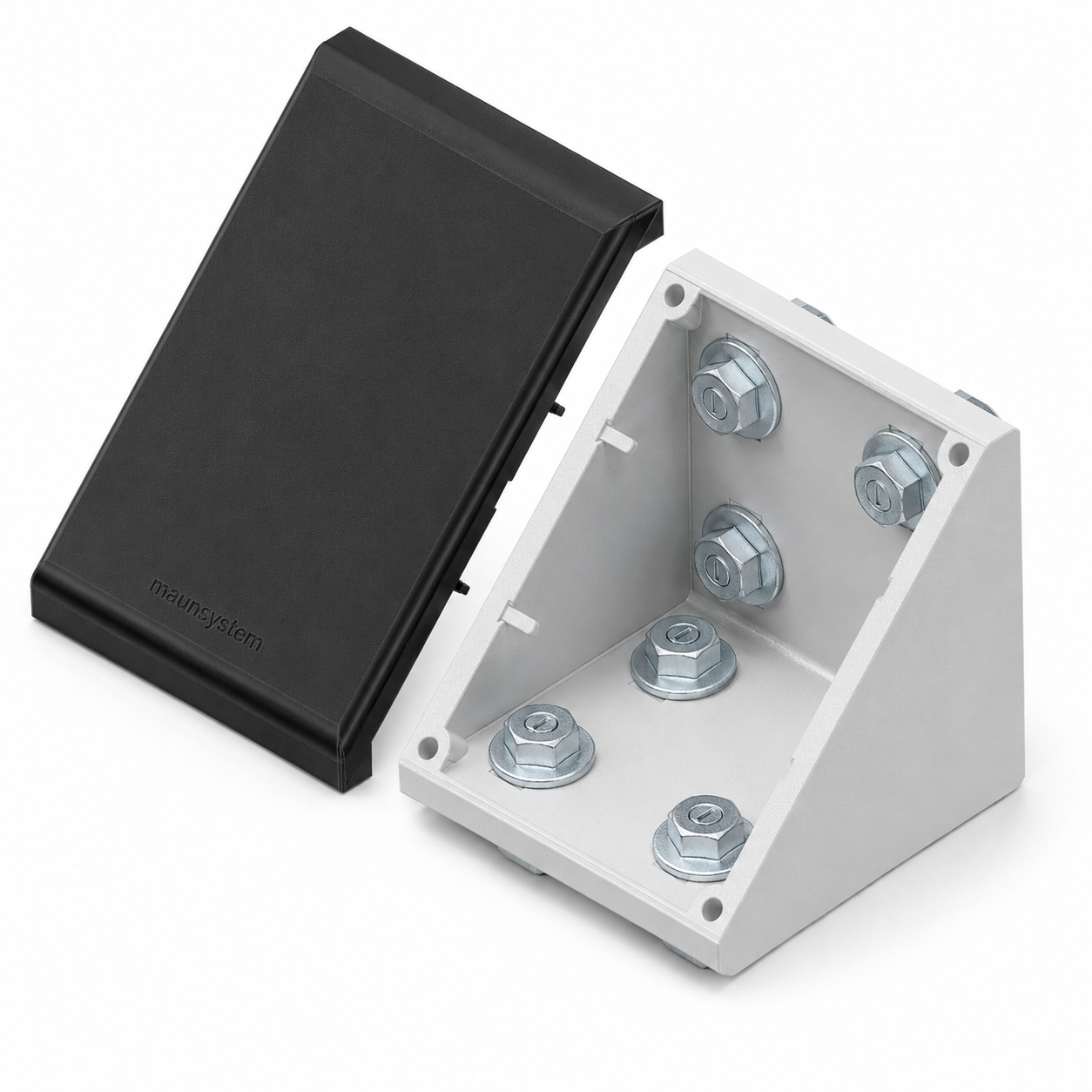 Winkelsatz 90x90, weißaluminium-10