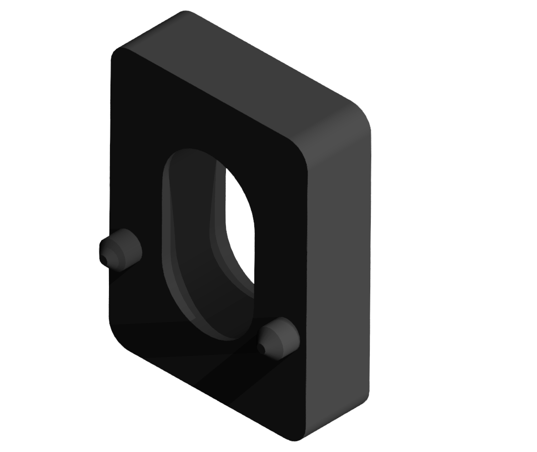 Clamp-Block Spacer 8 5mm, black