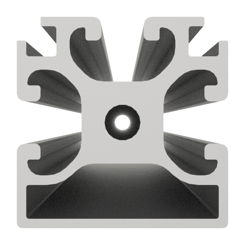 Profil X 8 40x40 1N - XMS, natur Profil X 8 40x40 1N - XMS, natur