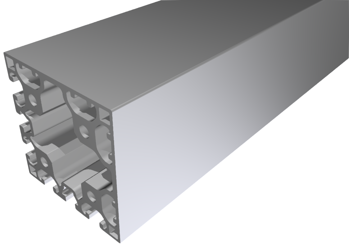 Profil X 8 80x80 4N90 - XMS, natur Profil X 8 80x80 4N90 - XMS, natur