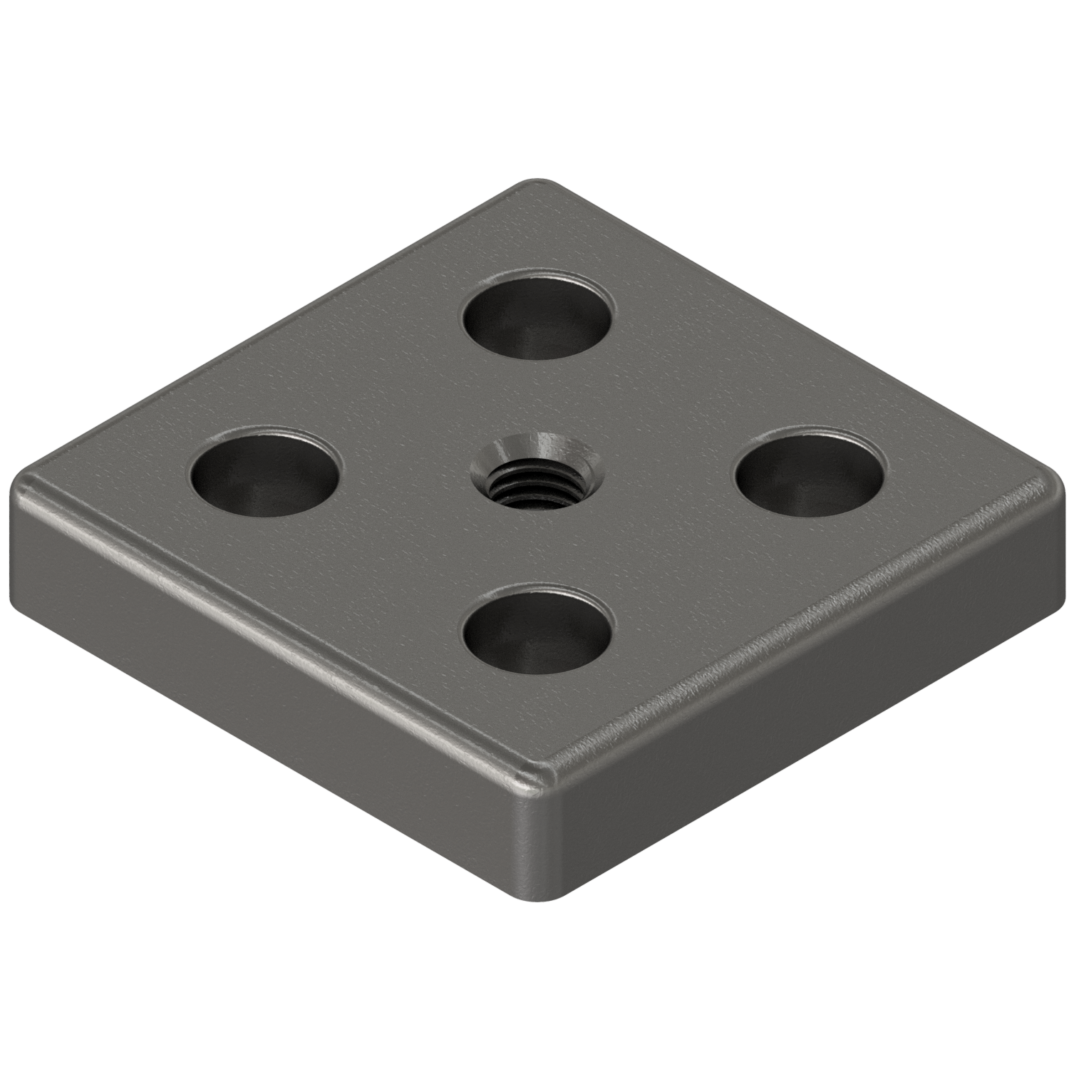Fußplatte 8 80x80, M12, verzinkt