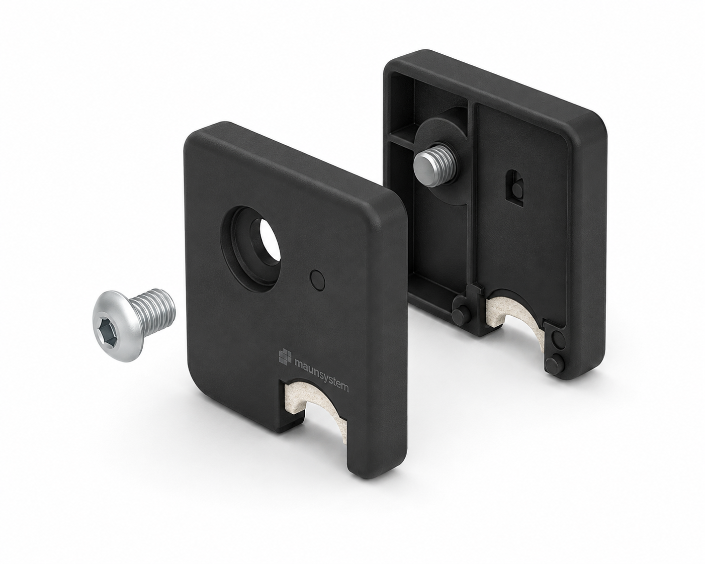 End Cap and Lubricating System 8 D14, black