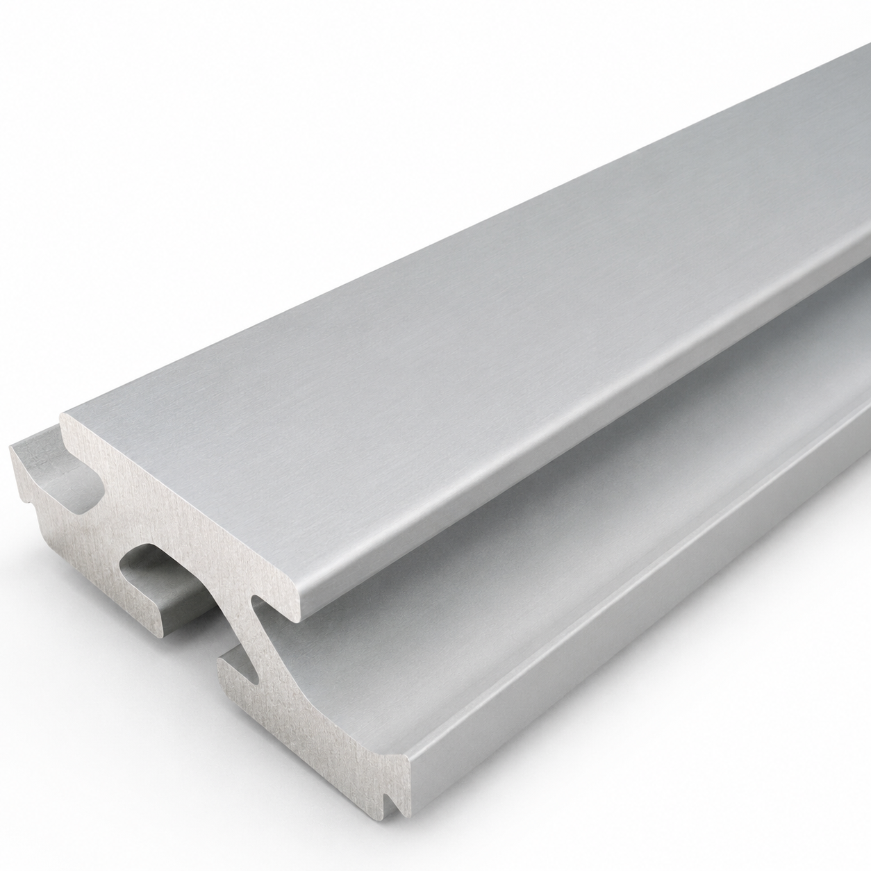 Bed Plate Connection Profile 8 55x20, natural