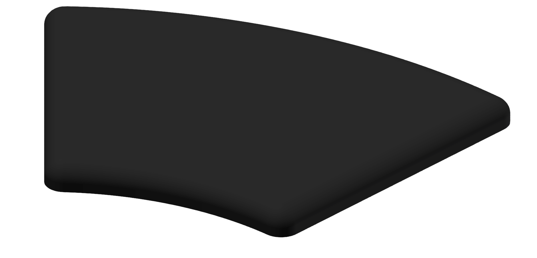 Abdeckkappe 8 R40/80-45°, schwarz Abdeckkappe 8 R40/80-45°, schwarz