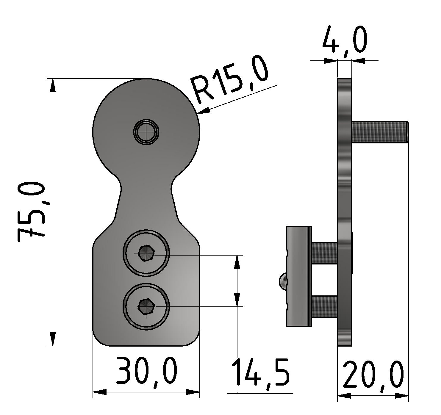 Rohrhalter 8 D30