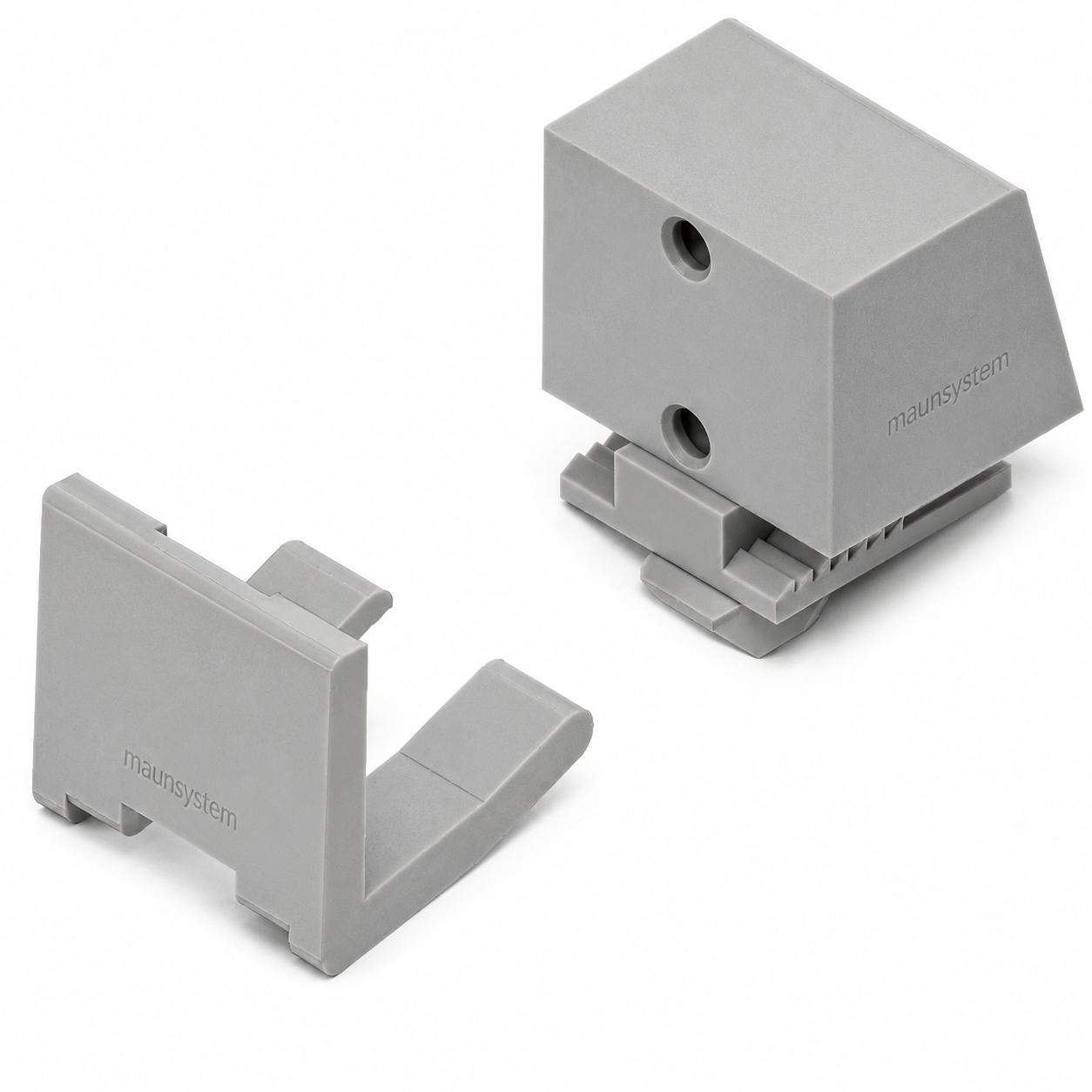 Klemm-Multiblock 5 PA, grau