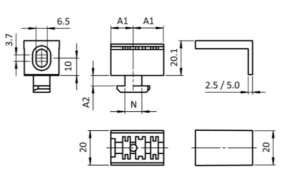 Multiblock PA, schwarz-10