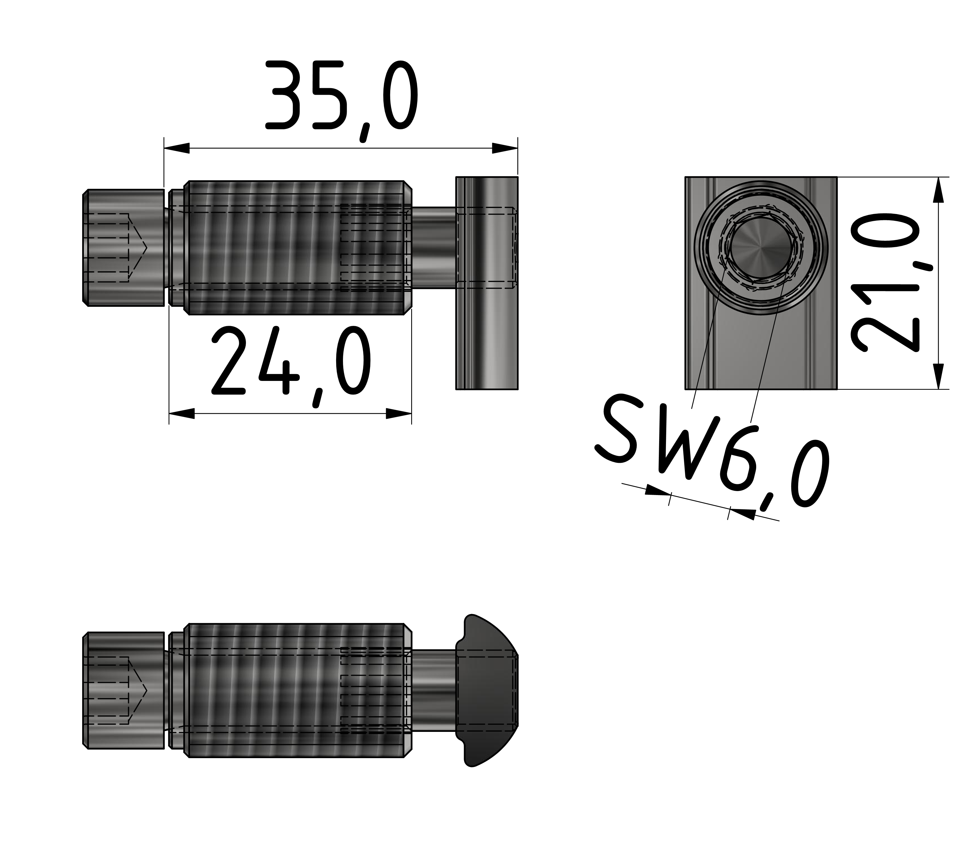 T- Matic light Connector Set, bright zinc-plated-10