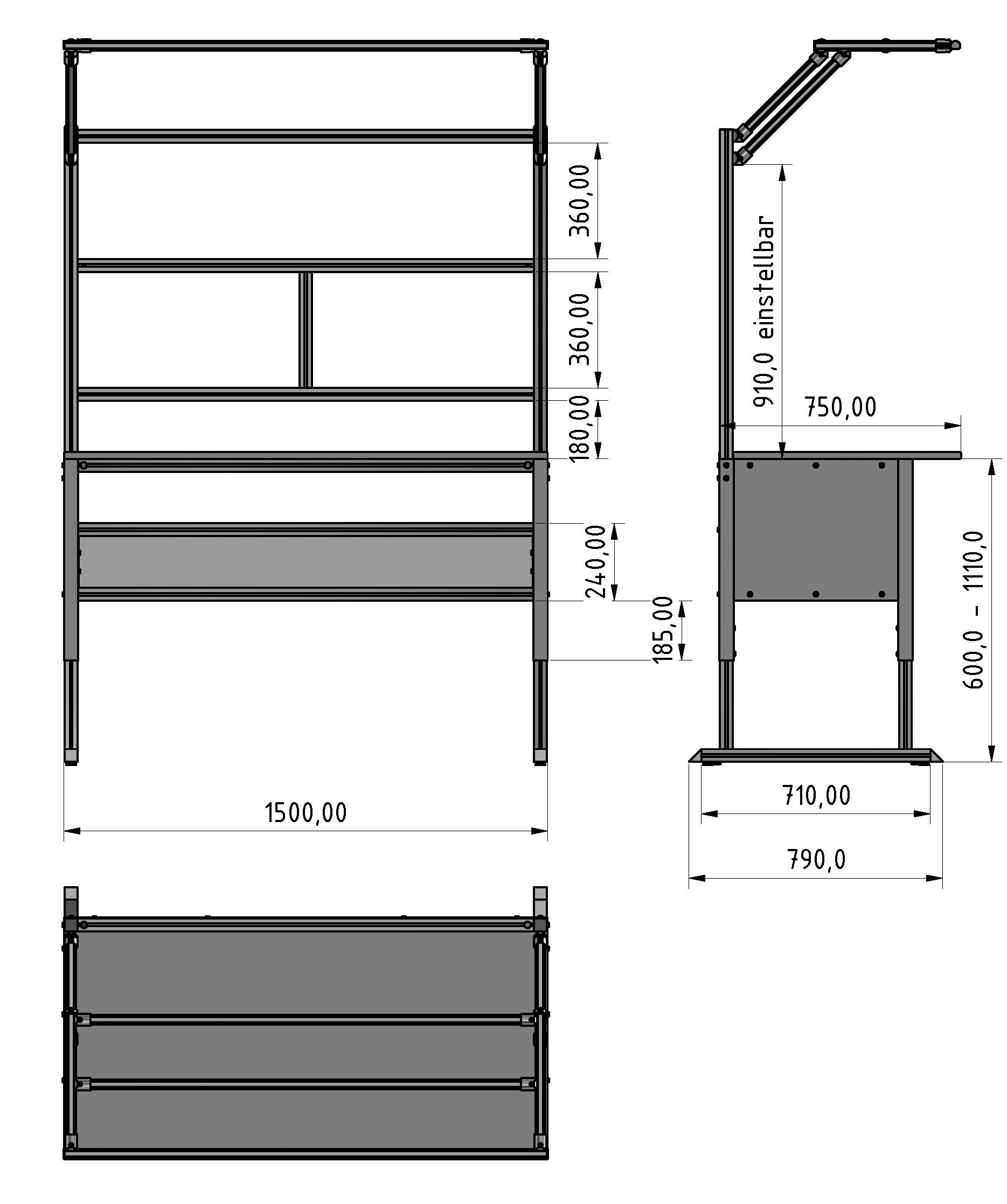 Basic Line plus worktable