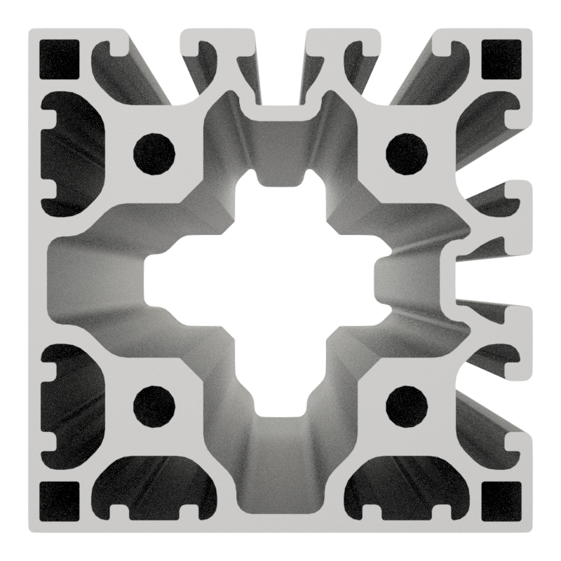 Profil X 8 80x80 4N90 - XMS, natur Profil X 8 80x80 4N90 - XMS, natur