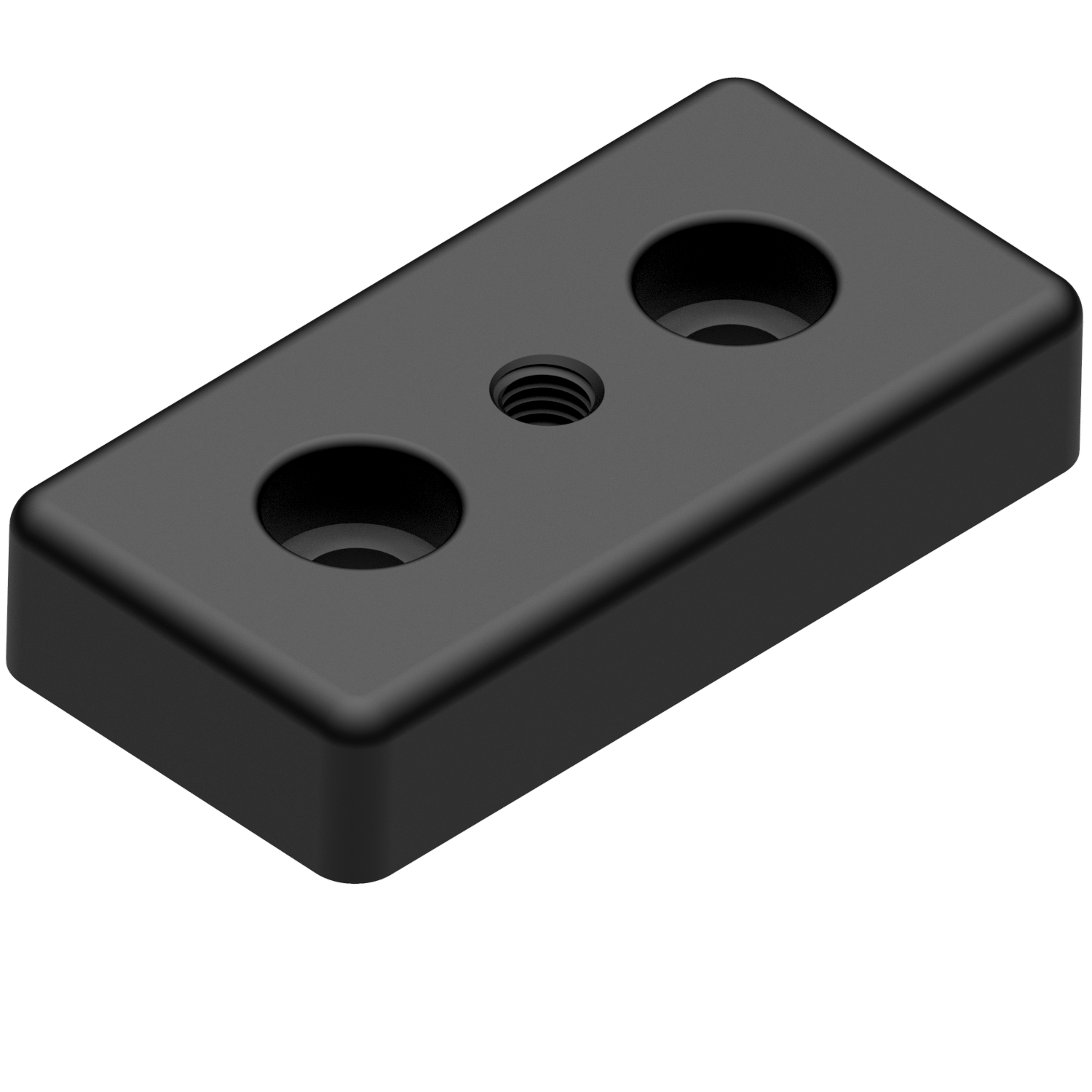 Base Plate 8 80x40, M8, black