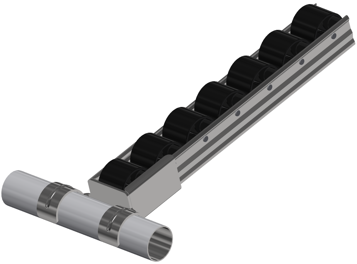 Rollenschienenaufnahme rund aussen  35-D28 St