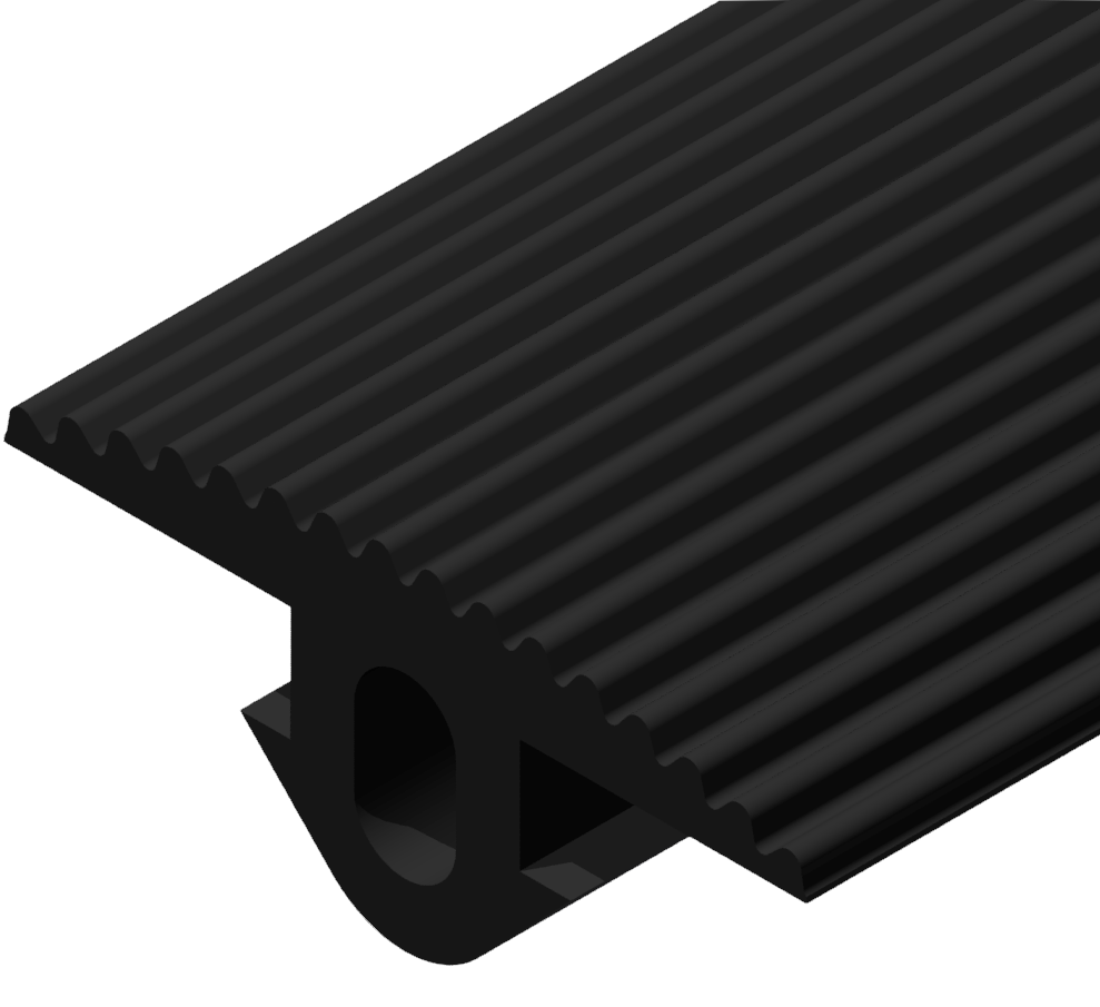 Abdeckprofil 8 32x4, schwarz