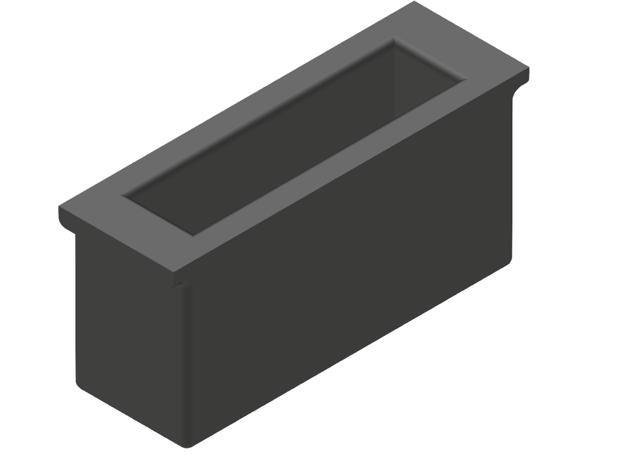 Zwischenstück, schwarz-8/10