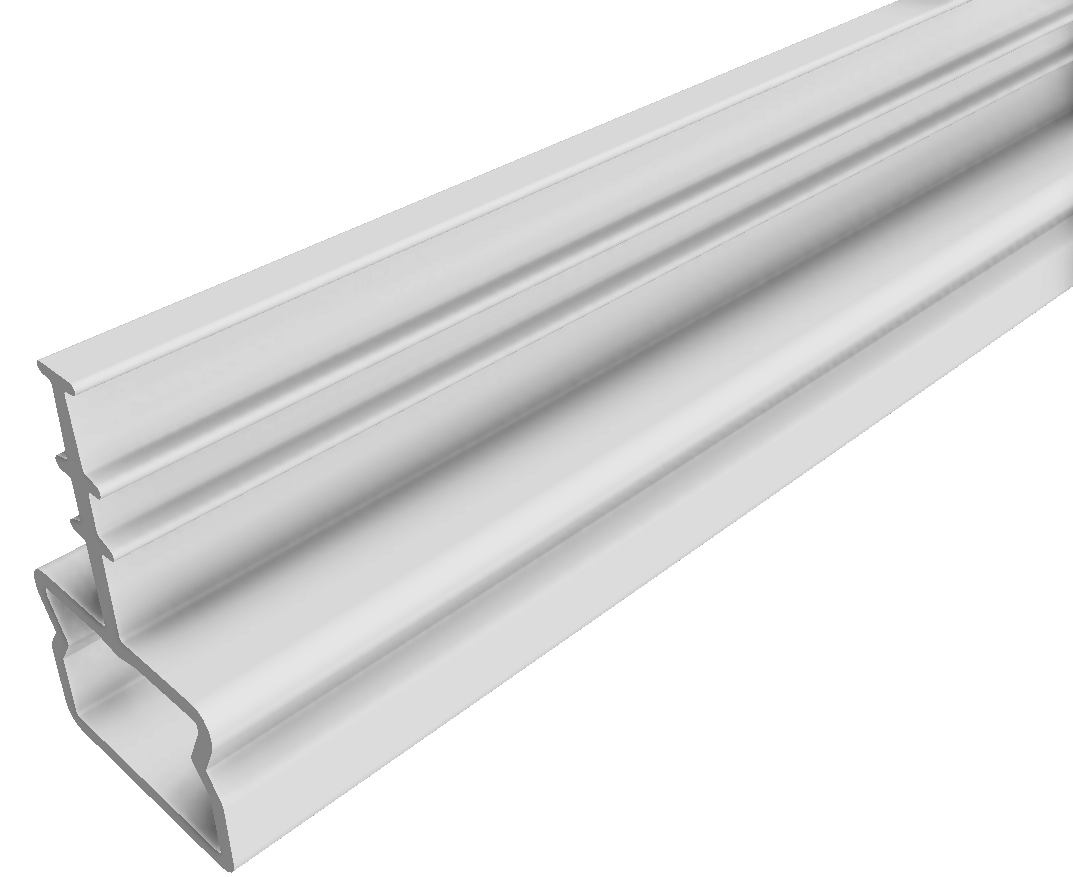 Roller Conveyor St Guide Rail z, grey