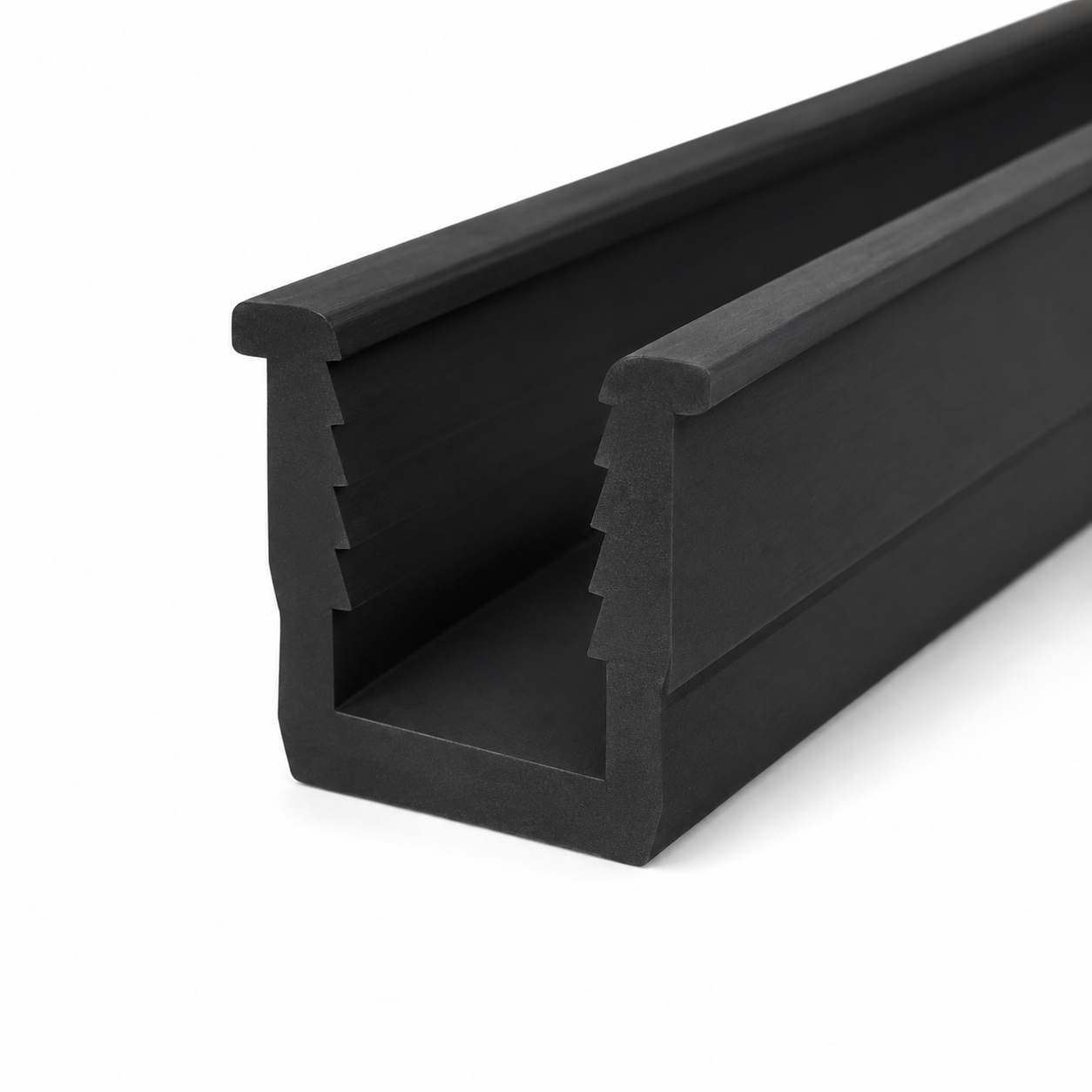Einfassprofil, schwarz-10 Spannbereich: 6 mm