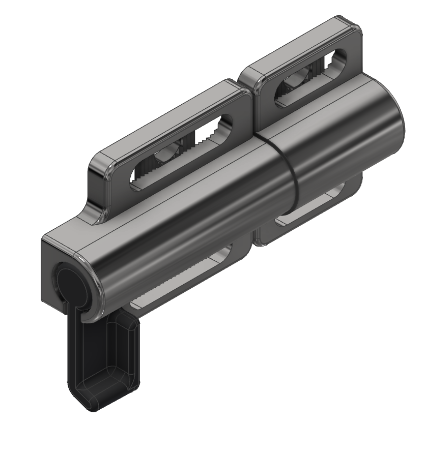 Bolt, white aluminium-6/8/10 Bolt, white aluminium-6/8/10