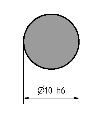 Welle D10, blank