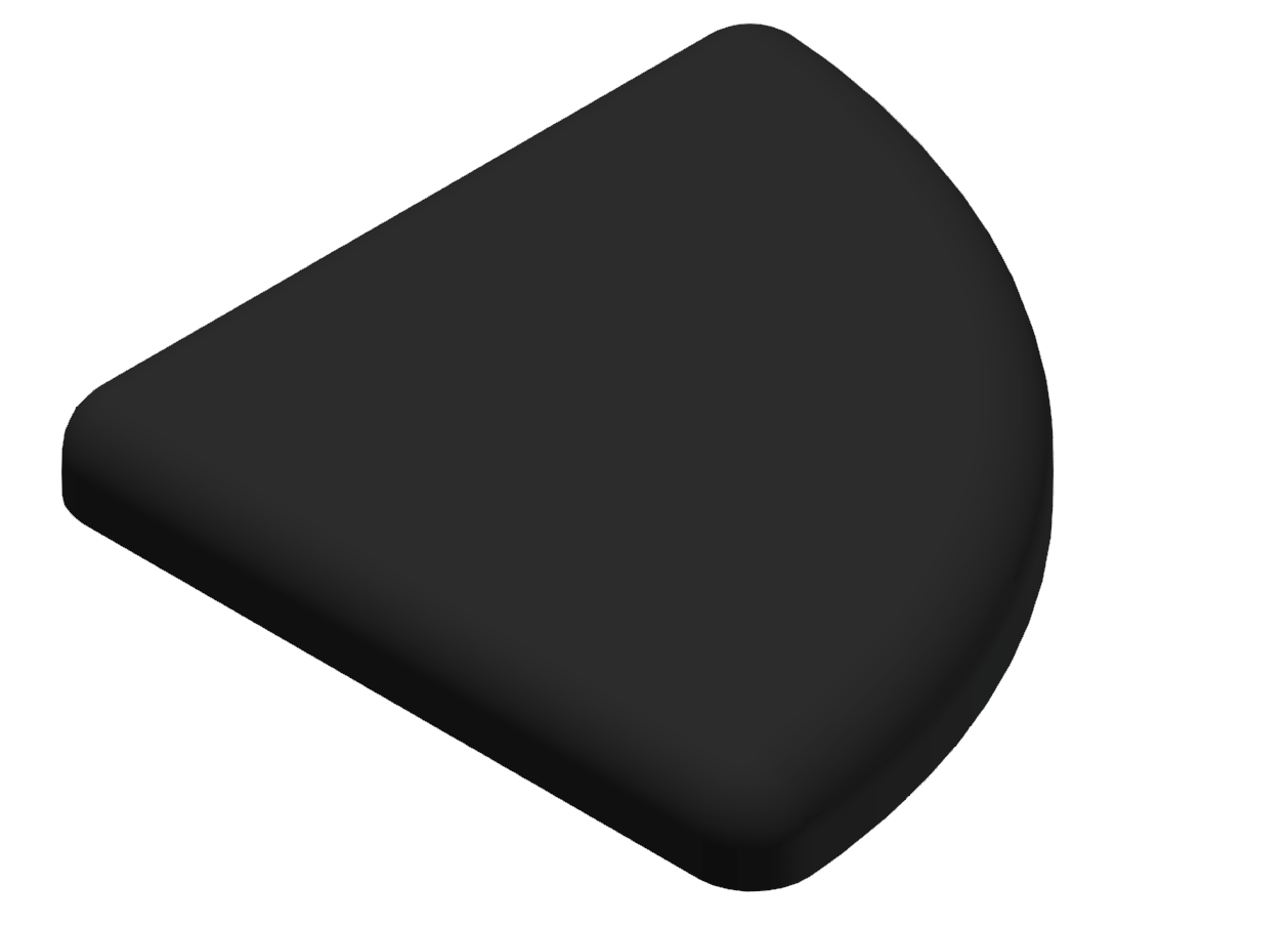 Abdeckkappe 5 R20-90°, schwarz