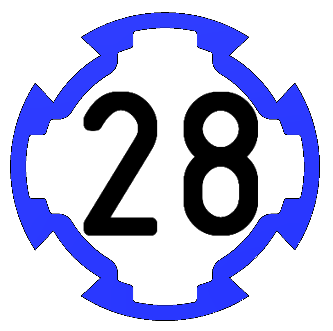 Rollenbahn 35-28 ST mit Bordkante, Gelb-D28  St