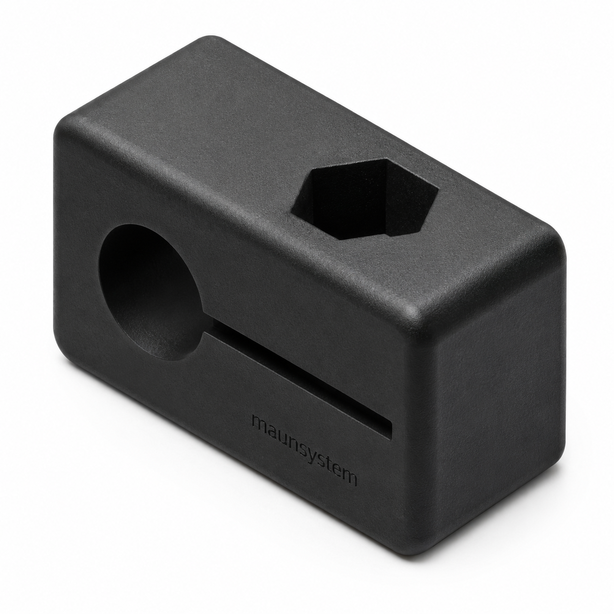 Endschalterhalter D8, schwarz
