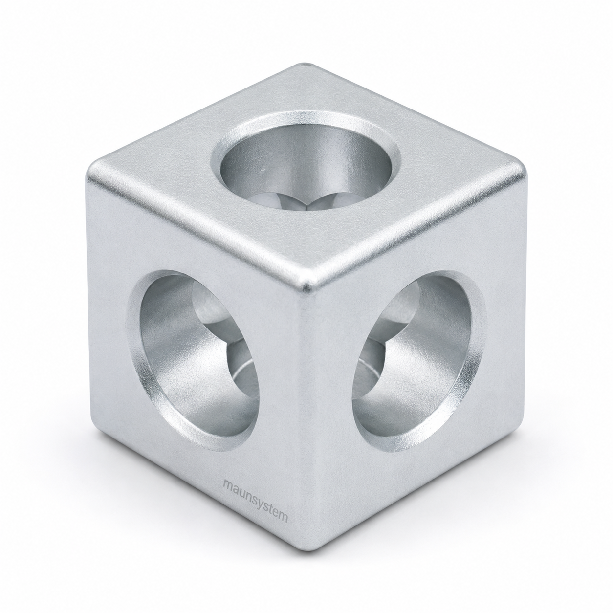 Würfelverbinder 3D 45, natur-10
