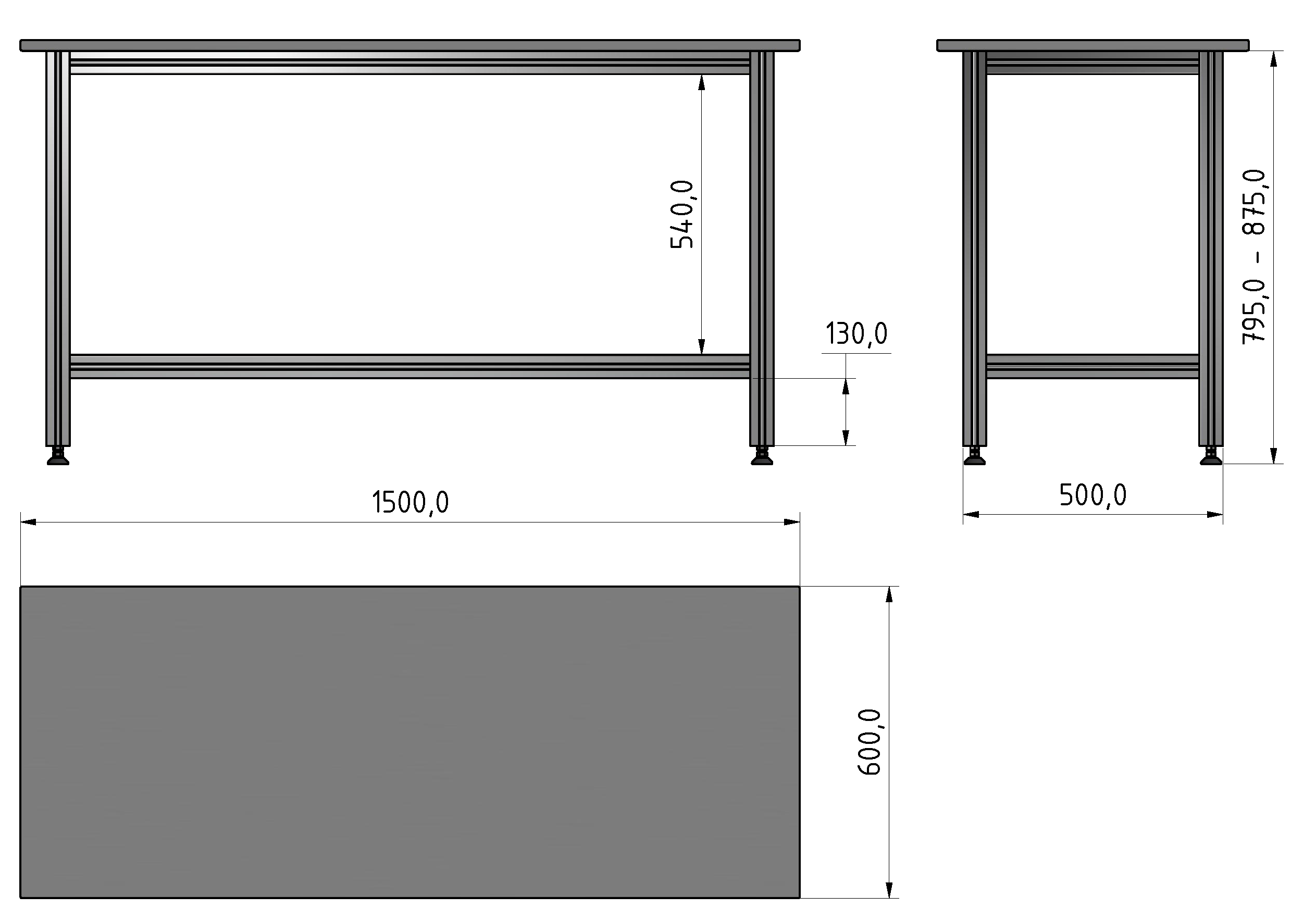 Packing Line Arbeitstisch