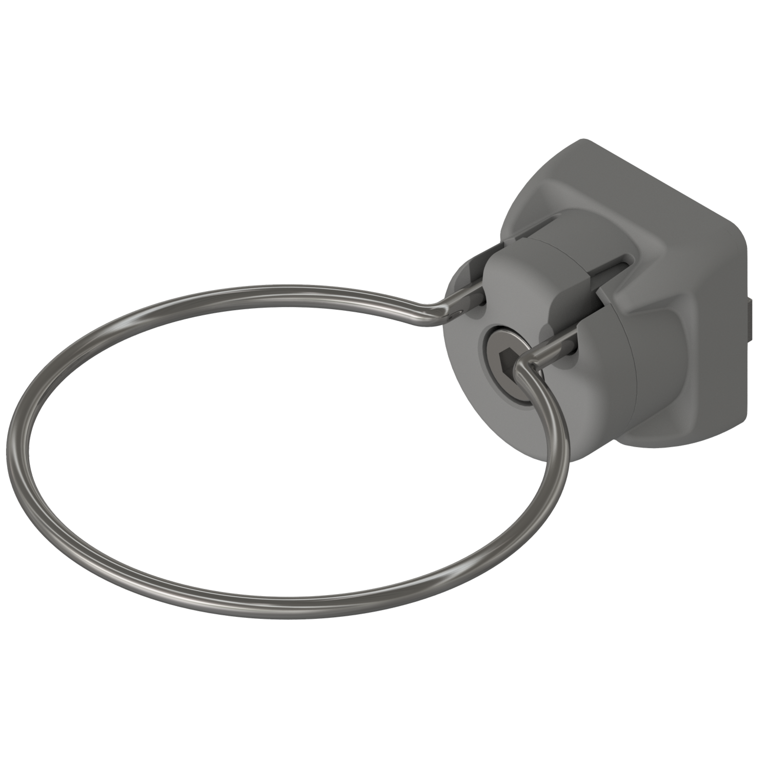Holder 8 D80, grey similar to RAL 7042