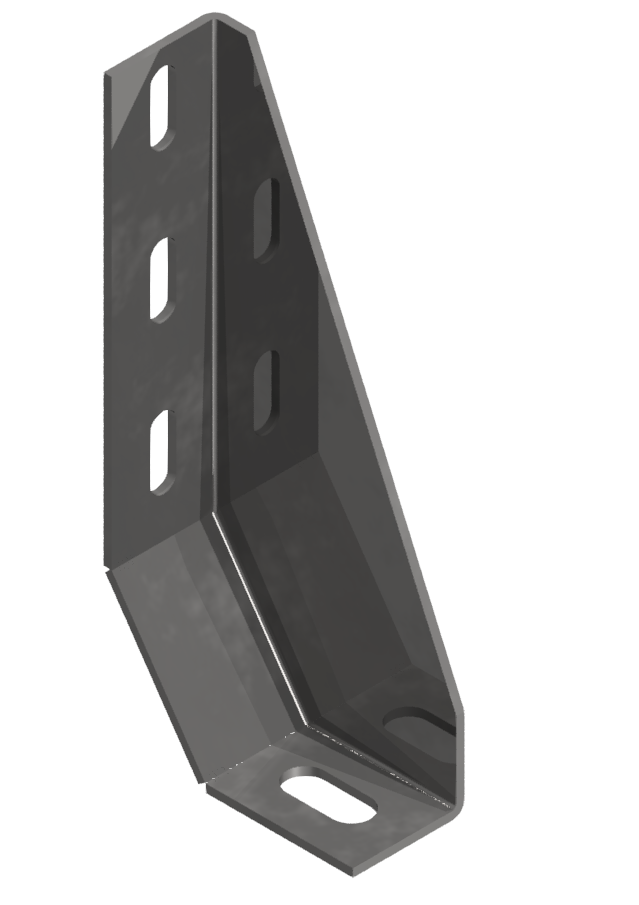 Floor Bracket 200x88x38, zinc-plated-10