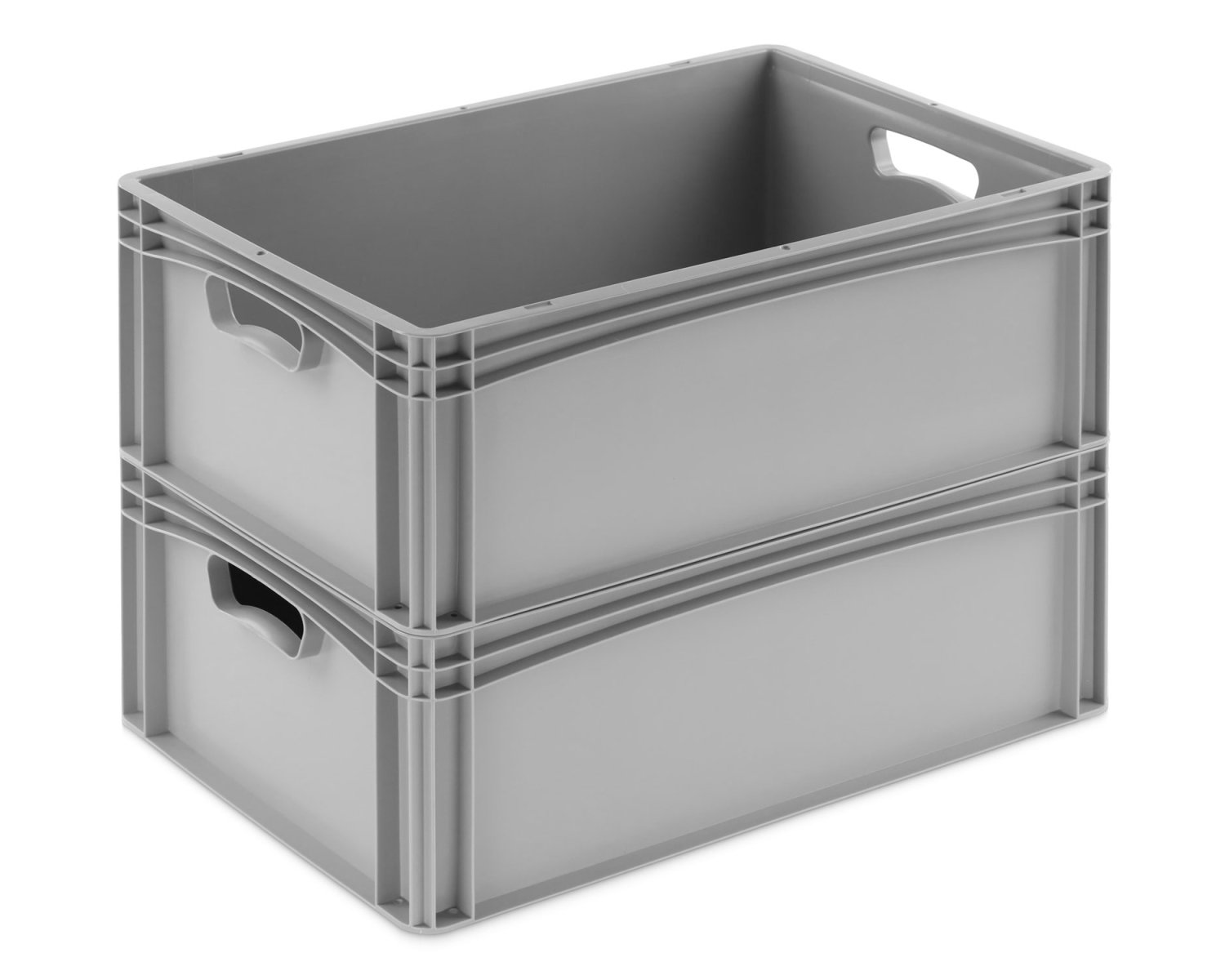 Eurobehälter geschlossen 600 x 400 x 220 mm, grau