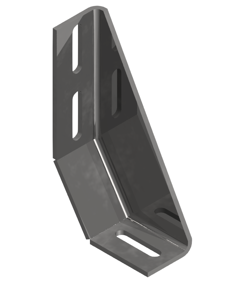 Floor Bracket 160x90x38, zinc-plated-10