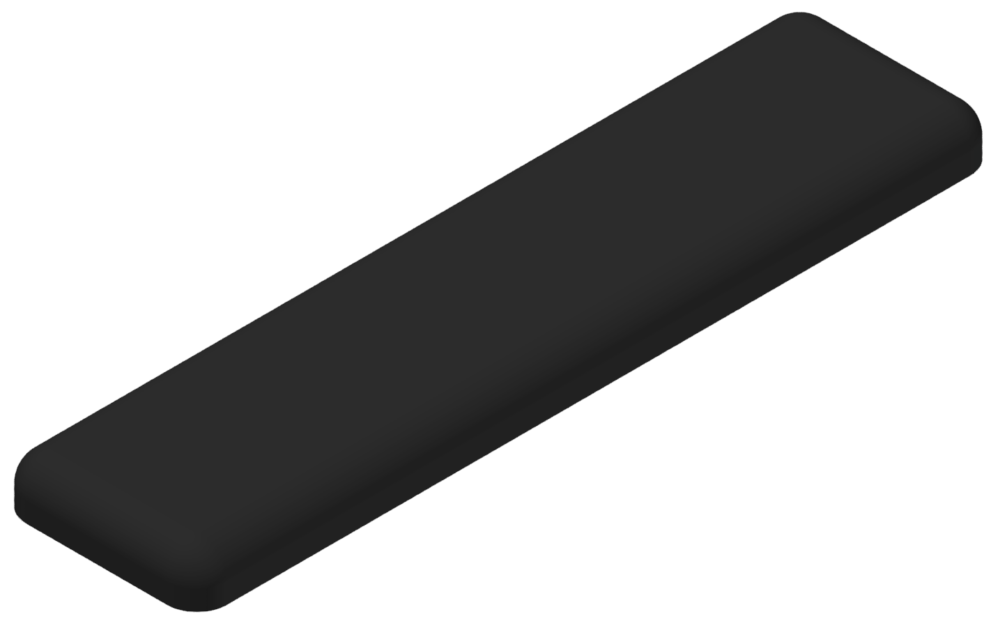 Abdeckkappe 5 40x10, schwarz Abdeckkappe 5 40x10, schwarz