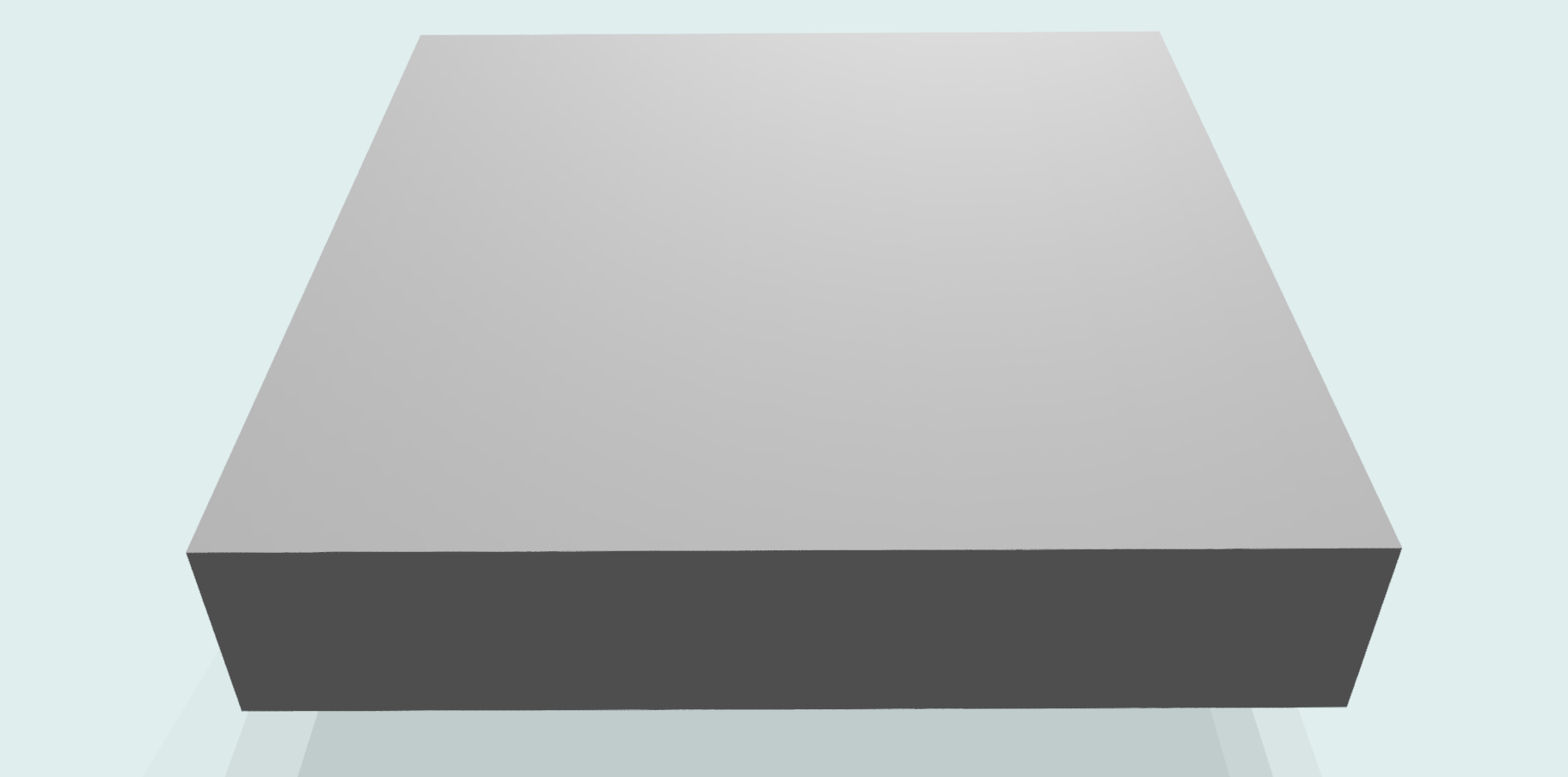 Table Top ESD 40 mm plastic coated RAL 7035, grey