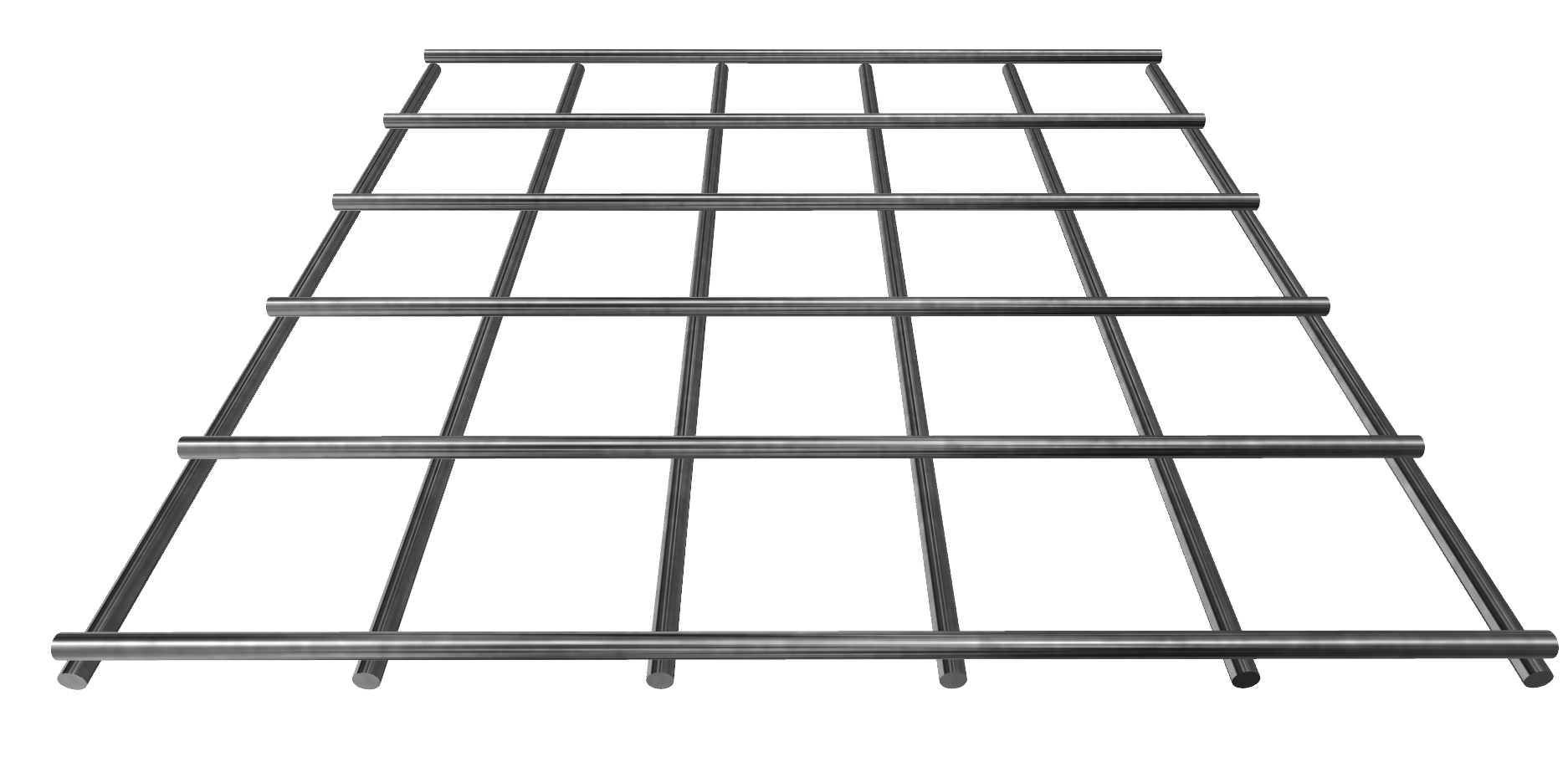 Stahlgitter 3,8 mm 40x40, blank Stahlgitter 3,8 mm 40x40, blank