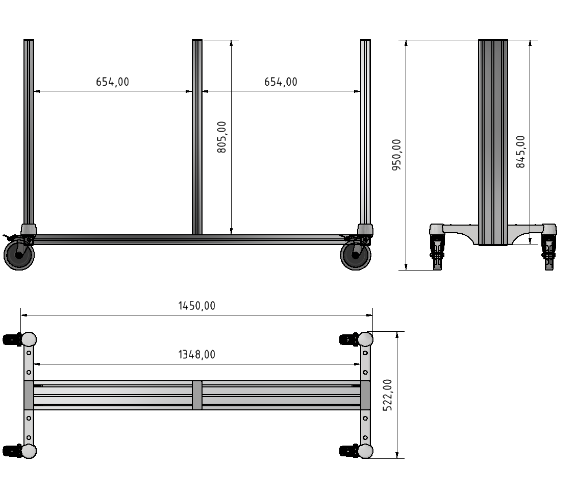 System Mobile Frame T42M
