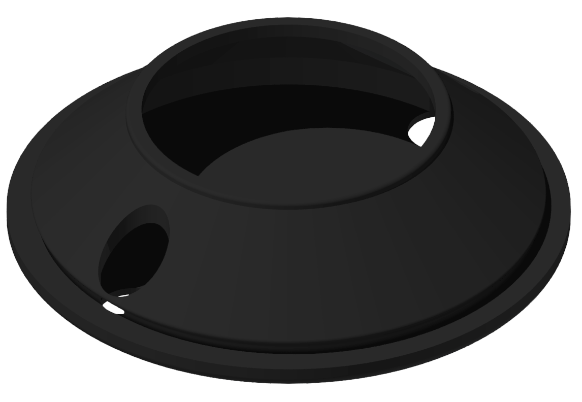 Rubber Insert D80 B, black