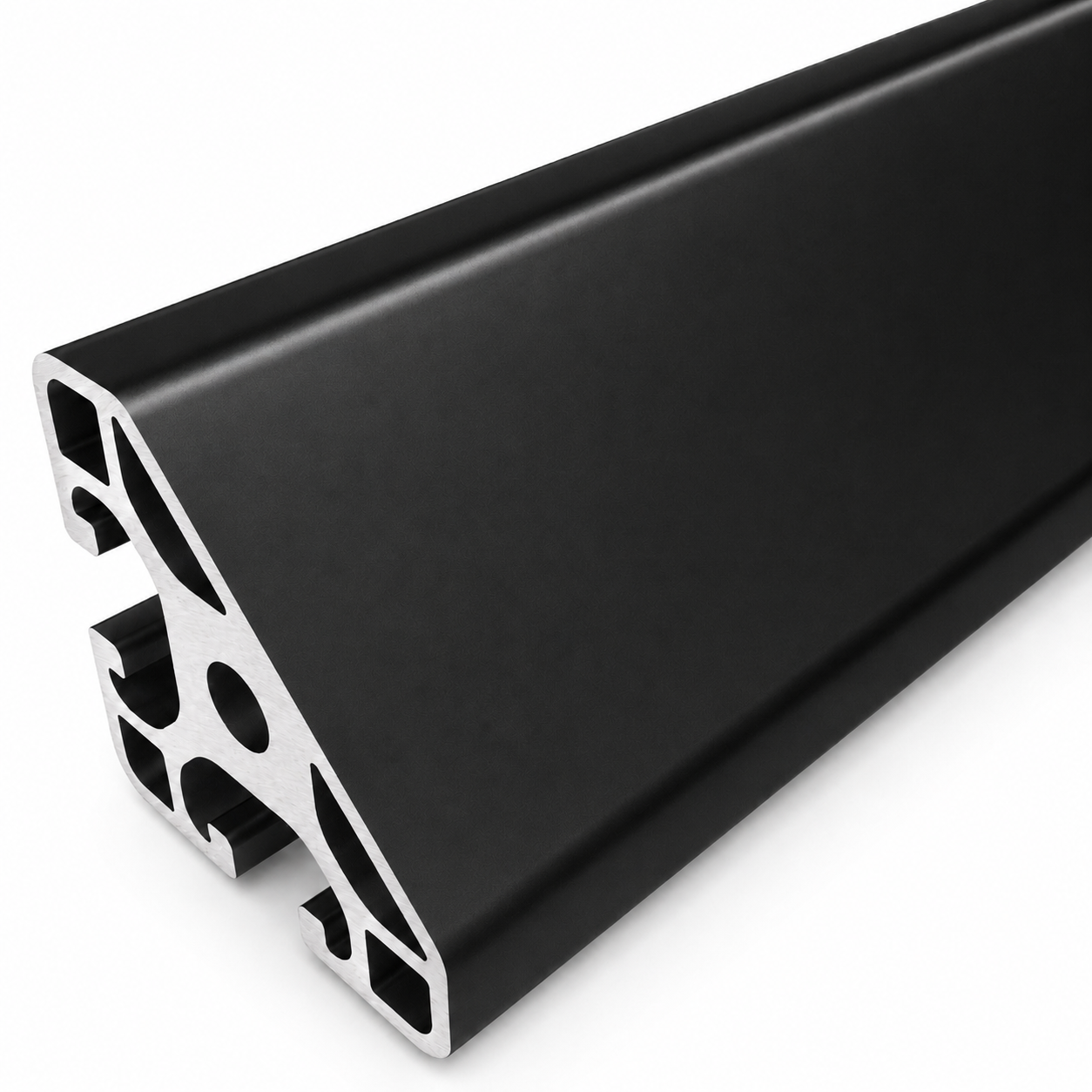 Profil 8 40x40-45° leicht, schwarz