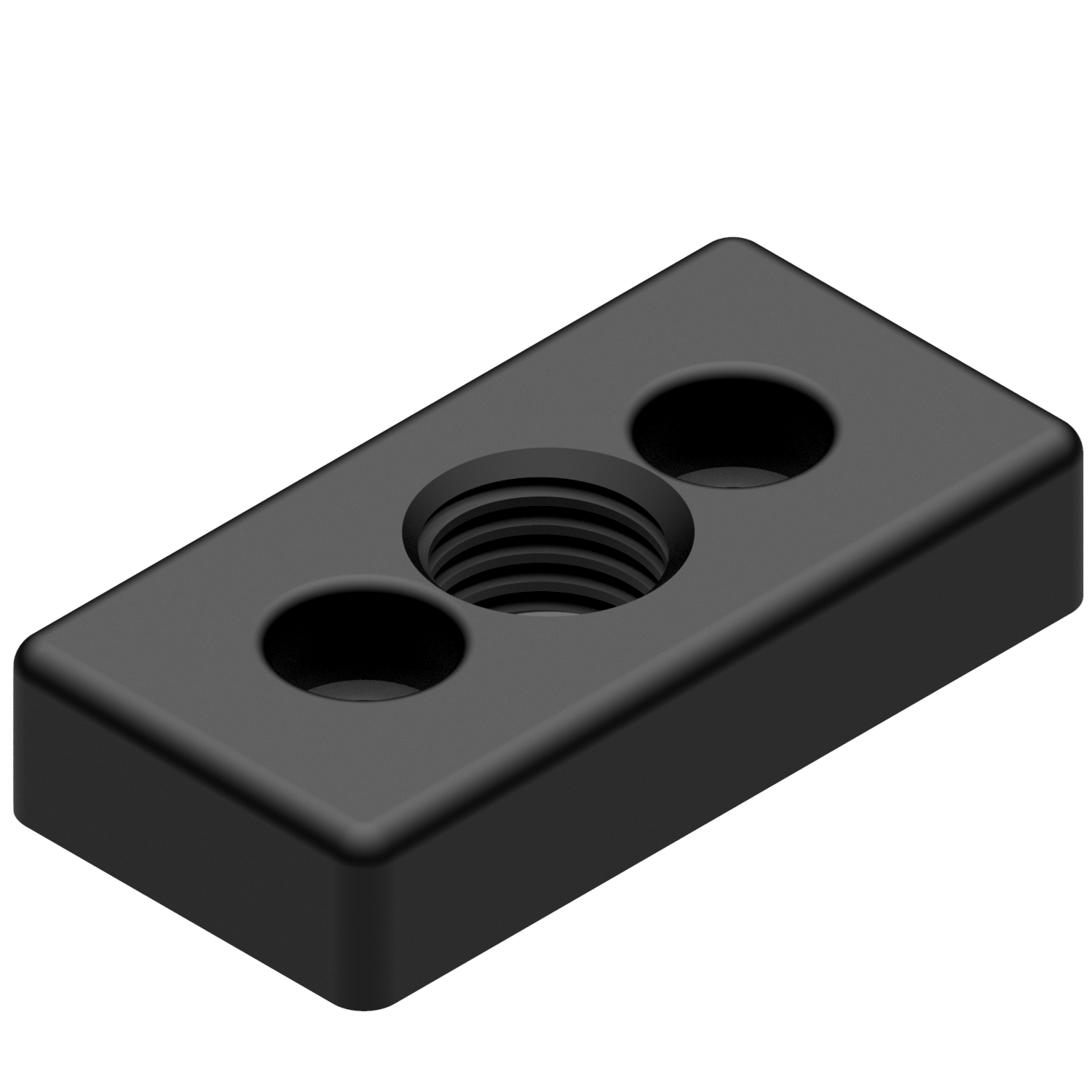 Base Plate 6 60x30, M16, black