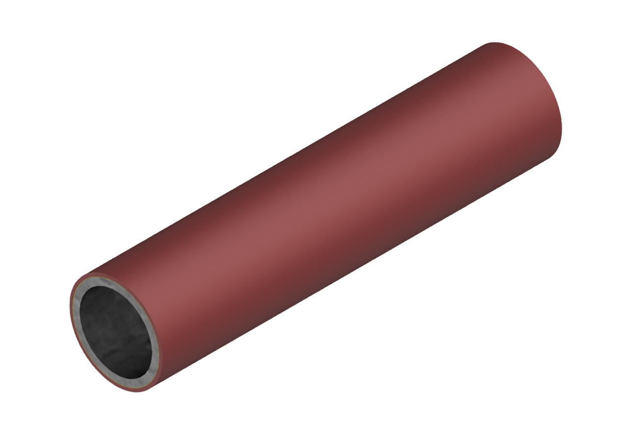 D-Coat-Rohr 2 mm rot D-Coat-Rohr 2 mm rot