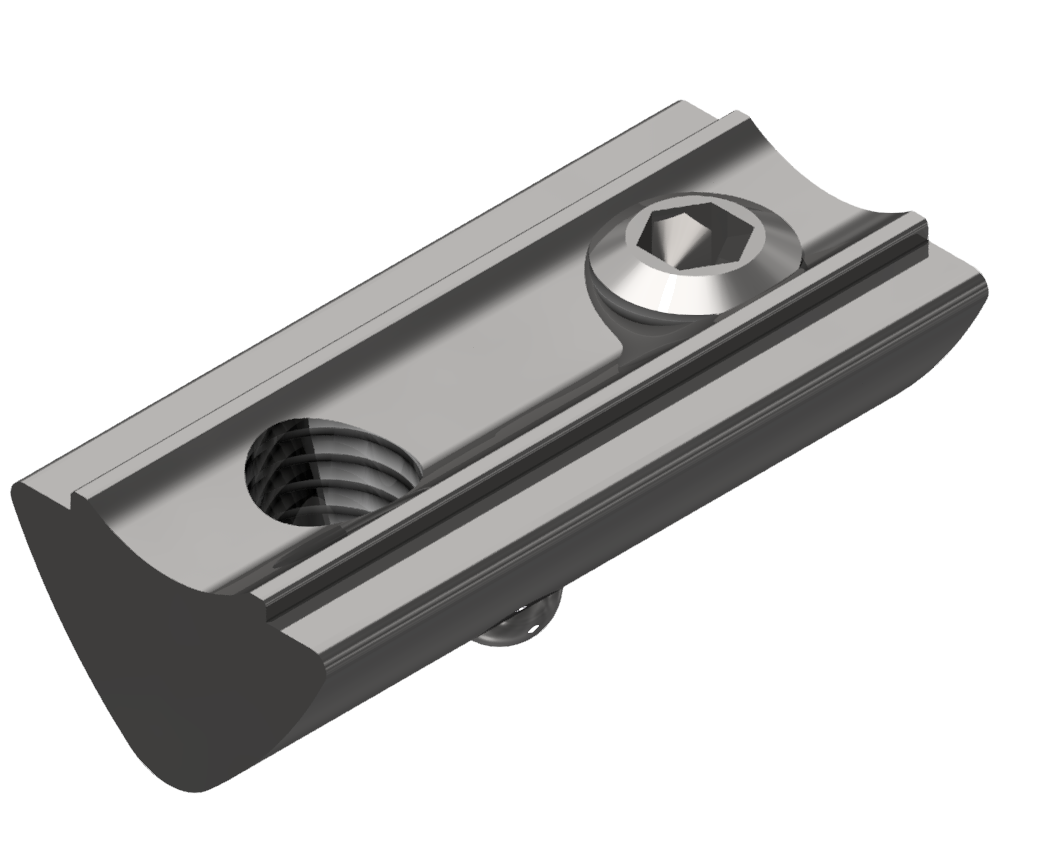 T-Slot Nut F 6 St M5, bright zinc-plated