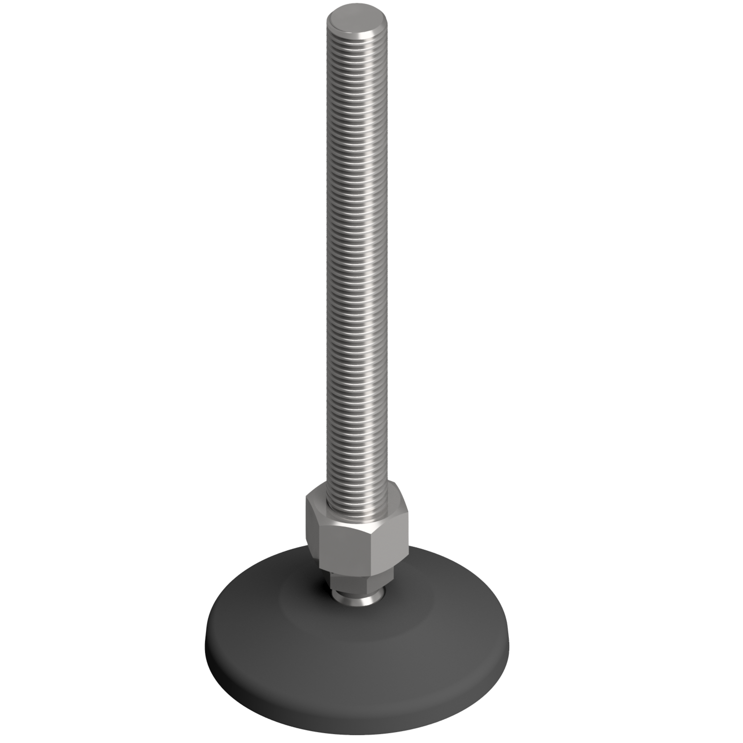 Stellfuß D80 PA M16x195, schwarz Stellfuß D80 PA M16x195, schwarz