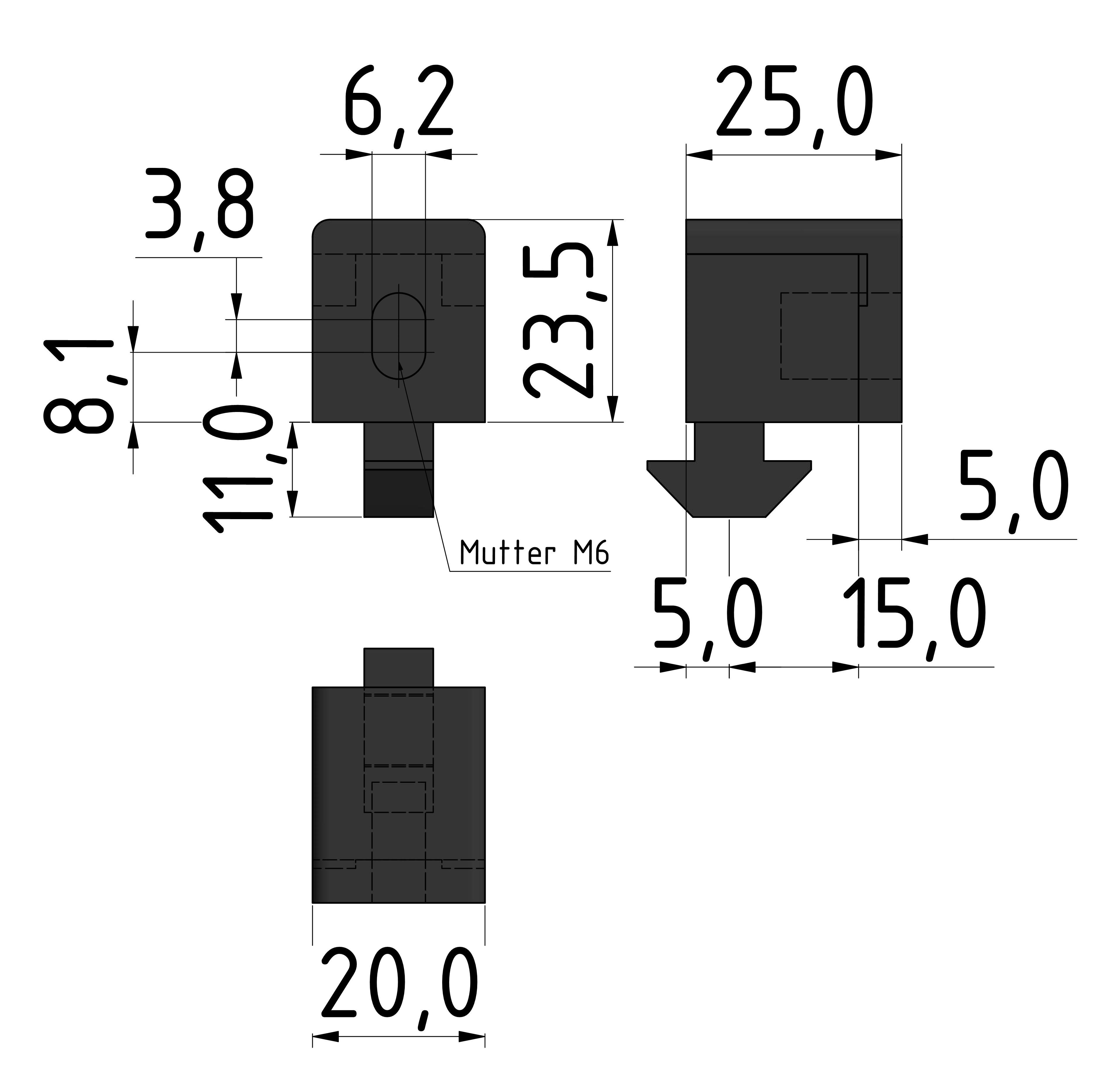 Multiblock PA, schwarz-8